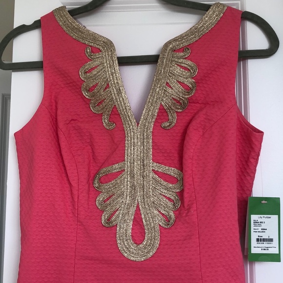 Lilly Pulitzer | Salmon Janice Shift Dress NWT ✨ - Picture 4 of 8